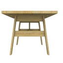 Ver imagem 4 de Mesa de Jantar 6 Lugares Madeira Maciça Farm Artemobili Marrom/Carvalho