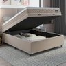 Cama Box Baú Casal Colchão D45 com Pillow Top Hellen Strong Bege Suporta até 150kg por Pessoa - 2