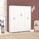 Ver imagem 6 de Guarda Roupa Solteiro Ideal Plus 6 Portas Branco Camarim Flex Vr