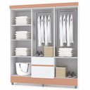 Ver imagem 5 de Guarda Roupa Solteiro Ideal Plus 6 Portas Branco Camarim Flex Vr