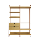 Ver imagem 2 de Dois Modulo para Closet Industrial Ferro Cobre Tampo Canela
