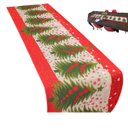 Ver imagem 1 de Caminho de Mesa Passadeira Toalha Natal Natalino Trilho Arvore de Natal Mesa de Jantar Festa Enfeite