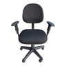Cadeira de Escritório Executiva Anatômica, Base Giratória, Braços Reguláveis, Tecido Jserrano Preto - 9