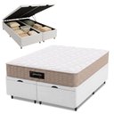 Ver imagem 2 de Cama Box Baú Colchão King Molas Ensacadas Splendido Munhoz