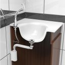 Ver imagem 3 de Sifão Copo de Parede Sanfonado Universal Blukit Branco