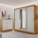 Ver imagem 2 de Conjunto Para Quarto com Guarda-Roupa NT5020 e Cômoda NT5185 Notável Móveis