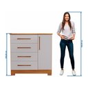 Ver mais imagens de Conjunto Para Quarto com Guarda-Roupa NT5020 e Cômoda NT5185 Notável Móveis