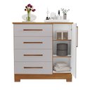 Ver imagem 6 de Conjunto Para Quarto com Guarda-Roupa NT5020 e Cômoda NT5185 Notável Móveis