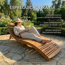 Ver imagem 4 de Espreguiçadeira Isa em Madeira Maciça para Área de Piscina e Jardim – Arveni – Castanho Claro