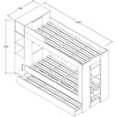 Ver imagem 3 de Treliche com Baú 1 Porta 2 Nichos CM-15