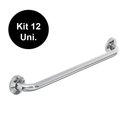 Ver imagem 5 de Alça de Apoio Banheiro 40cm Inox Barra Idoso Cadeirante Deficiente Acessibilidade kit 12 unds