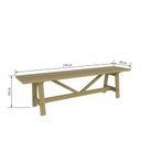 Ver imagem 4 de Banco Madeira Maciça Farm Artemobli