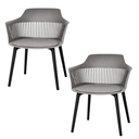 Ver imagem 2 de Kit 2 Cadeira Marcela Montreal em Polipropileno com Assento Estofado - Design Moderno com Conforto C