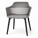 Ver imagem 1 de Kit 2 Cadeira Marcela Montreal em Polipropileno com Assento Estofado - Design Moderno com Conforto C