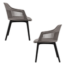 Ver mais imagens de Kit 2 Cadeira Marcela Montreal em Polipropileno com Assento Estofado - Design Moderno com Conforto C