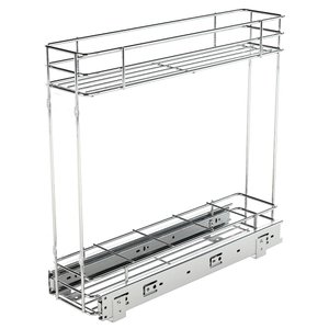 Porta Latas / Óleo de Base 210x450x475mm Cromado 7138