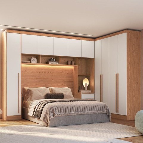Guarda-Roupa Modulado 11 Portas 3 Gavetas Infinity+ 3 Peças