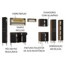 Ver imagem 5 de Armário de Cozinha Completa 325cm Rustic/Preto Emilly Madesa 05