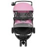 Carrinho de Bebê Tutti Baby Evo Rosa Com Capa Estrela Rosa - 4