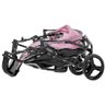 Carrinho de Bebê Tutti Baby Evo Rosa Com Capa Estrela Rosa - 7