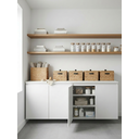 Ver imagem 5 de Armário Suspenso Modular Multiuso Cozinha Amadeirado