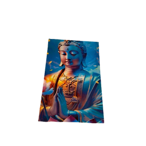 Quadro Buda Meditando 20x30 Arte de Parede