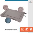 Ver imagem 3 de Colchonete para Cachorro Gato Caminha Pet Impermeável 60x90 Cinza