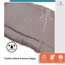 Ver imagem 4 de Colchonete para Cachorro Gato Caminha Pet Impermeável 60x90 Cinza