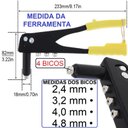 Ver imagem 7 de Alicate Rebitador 9,5 Polegadas 4 Bicos Eda 8vj