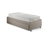 Base Box Cama Solteiro Sapateira Linho Bege e Colchão Ecoline D33 Ecoflex 88x188 - 7