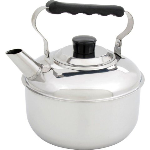 Chaleira Tradicional Aço Inox 3 Litros Domama Prime
