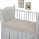 Ver imagem 1 de Lençol para Berço 100% Algodão Percal 300 Fios Avulso 1 Peça com Elástico:avela