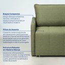 Ver imagem 5 de Sofá Cama Retrátil e Reclinável 3 Lugares 200cm em Linho Baraúna Cabecasa Madeiraoriginals