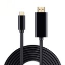 Ver imagem 1 de Cabo Usb Tipo C X Hdmi 2.0 4k 1,80mts - Tebera