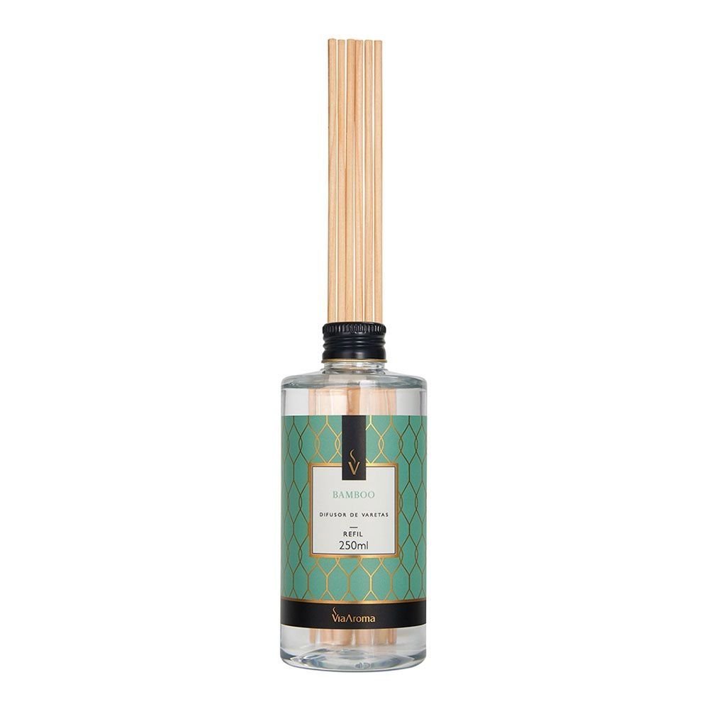 Refil para Difusor de Varetas Bamboo Via Aroma 250ml|luart´s Decor