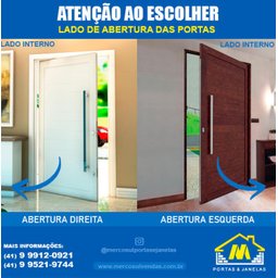 Porta Canaletada de Aço Galvanizado Branco Direita - 215x100 - 3