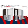 Porta Canaletada de Aço Galvanizado Branco Direita - 215x100 - 4