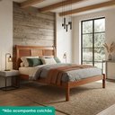 Ver imagem 6 de Cama King Madeira Macica Veneza 204 cm Mogno Mell Nath