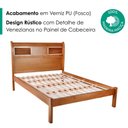 Ver imagem 4 de Cama King Madeira Macica Veneza 204 cm Mogno Mell Nath