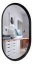 Ver imagem 1 de Espelho 80x40 Decorativo de Parede Banheiro Sala Quarto:preto