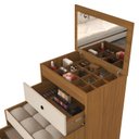 Ver imagem 7 de Penteadeira com Banqueta Embutida Olívia Versátil