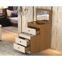 Ver imagem 1 de Penteadeira com Banqueta Embutida Olívia Versátil