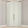 Guarda Roupa Canto Closet Modulado 2 Portas 3 Gavetas Led Predileto - 1