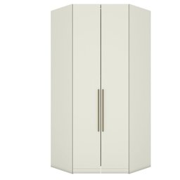 Guarda Roupa Canto Closet Modulado 2 Portas 3 Gavetas Led Predileto - 2