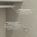 Ver imagem 7 de Guarda Roupa Canto Closet Modulado 2 Portas 3 Gavetas LED Predileto Areia HP