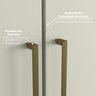 Guarda Roupa Canto Closet Modulado 2 Portas 3 Gavetas Led Predileto - 6