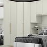 Guarda Roupa Canto Closet Modulado 2 Portas 3 Gavetas Led Predileto - 5