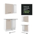 Ver imagem 6 de Armário de Cozinha Completa de Canto 479cm Agata Madesa 01 Branco/crema