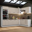 Ver imagem 1 de Armário de Cozinha Completa de Canto 479cm Agata Madesa 01 Branco/crema