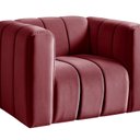 Ver imagem 2 de Poltrona Mona Decorativa Retrô Moderna Sala de Estar Vermelho Bordô